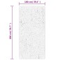 vidaXL Alfombra de pelo corto OVIEDO crema 100x200 cm vidaXL Alfombra de pelo corto OVIEDO crema 100x200 cm
