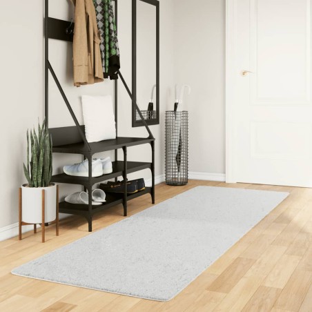 vidaXL Alfombra de pelo corto OVIEDO gris 80x250 cm