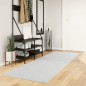 vidaXL Alfombra de pelo corto OVIEDO gris 80x250 cm