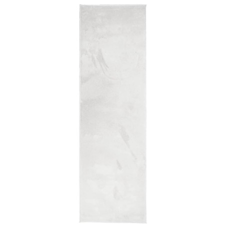 vidaXL Alfombra de pelo corto OVIEDO gris 80x250 cm
