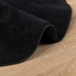 vidaXL Alfombra de pelo corto OVIEDO negro Ø 280 cm