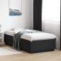 vidaXL Estructura cama con luces LED madera ingeniería negro 100x200cm vidaXL Estructura cama con luces LED madera ingeniería negro 100x200cm