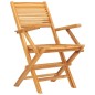 vidaXL Juego de comedor para jardín 5 piezas madera maciza de teca vidaXL Juego de comedor para jardín 5 piezas madera maciza de teca