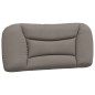 vidaXL Estructura de cama con luces LED tela gris taupe 80x200 cm