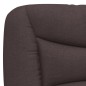 vidaXL Estructura de cama con luces LED tela marrón oscuro 90x190 cm vidaXL Estructura de cama con luces LED tela marrón oscuro 90x190 cm