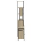 vidaXL Set de muebles de baño 3 pzas madera contrachapada roble Sonoma vidaXL Set de muebles de baño 3 pzas madera contrachapada roble Sonoma