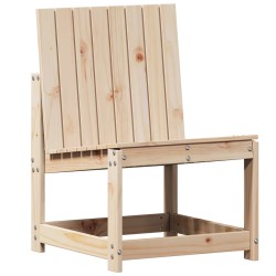 vidaXL Silla de jardín de madera maciza de pino 50,5x55x77 cm