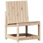 vidaXL Silla de jardín de madera maciza de pino 50,5x55x77 cm vidaXL Silla de jardín de madera maciza de pino 50,5x55x77 cm