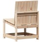 vidaXL Silla de jardín de madera maciza de pino 50,5x55x77 cm vidaXL Silla de jardín de madera maciza de pino 50,5x55x77 cm
