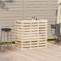 vidaXL Mesa alta bar de jardín madera maciza de pino 113,5x50x103 cm vidaXL Mesa alta bar de jardín madera maciza de pino 113,5x50x103 cm