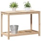 vidaXL Mesa de plantación con estante madera maciza pino 108x50x75 cm vidaXL Mesa de plantación con estante madera maciza pino 108x50x75 cm