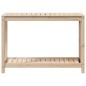 vidaXL Mesa de plantación con estante madera maciza pino 108x50x75 cm vidaXL Mesa de plantación con estante madera maciza pino 108x50x75 cm