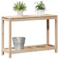 vidaXL Mesa de plantación con estante madera maciza pino 108x35x75 cm vidaXL Mesa de plantación con estante madera maciza pino 108x35x75 cm