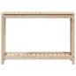 vidaXL Mesa de plantación con estante madera maciza pino 108x35x75 cm vidaXL Mesa de plantación con estante madera maciza pino 108x35x75 cm
