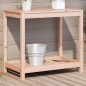 vidaXL Mesa de plantación y estante madera maciza Douglas 82,5x50x75cm vidaXL Mesa de plantación y estante madera maciza Douglas 82,5x50x75cm