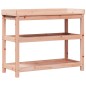 vidaXL Mesa de plantación con estantes madera Douglas 108x45x86,5 cm vidaXL Mesa de plantación con estantes madera Douglas 108x45x86,5 cm