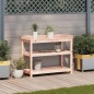 vidaXL Mesa de plantación con estantes madera Douglas 108x45x86,5 cm vidaXL Mesa de plantación con estantes madera Douglas 108x45x86,5 cm