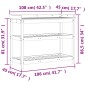 vidaXL Mesa de plantación con estantes madera Douglas 108x45x86,5 cm vidaXL Mesa de plantación con estantes madera Douglas 108x45x86,5 cm