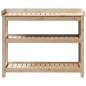 vidaXL Mesa de plantación con estantes madera pino 108x45x86,5 cm vidaXL Mesa de plantación con estantes madera pino 108x45x86,5 cm