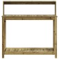 vidaXL Mesa plantación con estantes madera impregnada 108x50x109,5 cm vidaXL Mesa plantación con estantes madera impregnada 108x50x109,5 cm