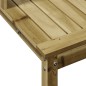 vidaXL Mesa plantación con estantes madera impregnada 108x50x109,5 cm vidaXL Mesa plantación con estantes madera impregnada 108x50x109,5 cm