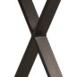 vidaXL Banco con borde natural madera de acacia maciza 105 cm vidaXL Banco con borde natural madera de acacia maciza 105 cm
