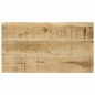 vidaXL Set de 3 mesas apilables con borde natural madera maciza mango vidaXL Set de 3 mesas apilables con borde natural madera maciza mango