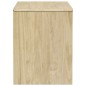 vidaXL Mueble de TV SAUDA madera maciza pino color roble 99x43x55 cm vidaXL Mueble de TV SAUDA madera maciza pino color roble 99x43x55 cm