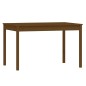vidaXL Set de comedor de jardín 5 pzas madera maciza pino marrón miel vidaXL Set de comedor de jardín 5 pzas madera maciza pino marrón miel