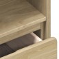 vidaXL Mueble de TV SAUDA madera maciza pino color roble 99x43x55 cm vidaXL Mueble de TV SAUDA madera maciza pino color roble 99x43x55 cm