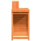 vidaXL Mesa plantación con estantes madera pino marrón 82,5x50x109,5cm vidaXL Mesa plantación con estantes madera pino marrón 82,5x50x109,5cm