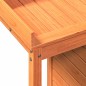 vidaXL Mesa plantación con estantes madera pino marrón 82,5x50x109,5cm vidaXL Mesa plantación con estantes madera pino marrón 82,5x50x109,5cm