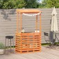 vidaXL Mesa alta bar de jardín madera maciza marrón 112,5x57x195,5 cm vidaXL Mesa alta bar de jardín madera maciza marrón 112,5x57x195,5 cm