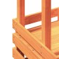 vidaXL Mesa alta bar de jardín madera maciza marrón 112,5x57x195,5 cm vidaXL Mesa alta bar de jardín madera maciza marrón 112,5x57x195,5 cm