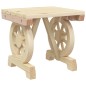 vidaXL Taburetes de jardín 2 unidades madera maciza de abeto vidaXL Taburetes de jardín 2 unidades madera maciza de abeto