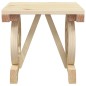 vidaXL Taburetes de jardín 2 unidades madera maciza de abeto vidaXL Taburetes de jardín 2 unidades madera maciza de abeto