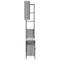 vidaXL Set de muebles de baño 3 pzas madera contrachapada gris sonoma vidaXL Set de muebles de baño 3 pzas madera contrachapada gris sonoma