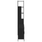 vidaXL Juego de muebles de baño 4 piezas madera de ingeniería negro vidaXL Juego de muebles de baño 4 piezas madera de ingeniería negro