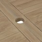 vidaXL Juego de comedor de jardín 5 piezas madera maciza de teca vidaXL Juego de comedor de jardín 5 piezas madera maciza de teca