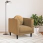 vidaXL Sillón con cojín terciopelo marrón vidaXL Sillón con cojín terciopelo marrón