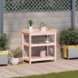 vidaXL Mesa de plantación con estantes madera Douglas 82,5x45x86,5 cm vidaXL Mesa de plantación con estantes madera Douglas 82,5x45x86,5 cm