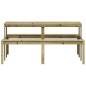 vidaXL Mesa de pícnic madera pino impregnada 160x134x75 cm vidaXL Mesa de pícnic madera pino impregnada 160x134x75 cm
