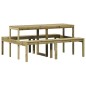 vidaXL Mesa de pícnic madera pino impregnada 160x134x75 cm vidaXL Mesa de pícnic madera pino impregnada 160x134x75 cm