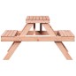 vidaXL Mesa de pícnic madera maciza Douglas 105x134x75 cm vidaXL Mesa de pícnic madera maciza Douglas 105x134x75 cm