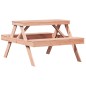 vidaXL Mesa de pícnic madera maciza Douglas 105x134x75 cm vidaXL Mesa de pícnic madera maciza Douglas 105x134x75 cm