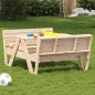 vidaXL Mesa de pícnic para niños madera maciza de pino 88x122x58 cm vidaXL Mesa de pícnic para niños madera maciza de pino 88x122x58 cm