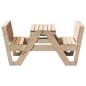 vidaXL Mesa de pícnic para niños madera maciza de pino 88x122x58 cm vidaXL Mesa de pícnic para niños madera maciza de pino 88x122x58 cm
