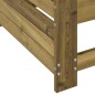 vidaXL Sofá de jardín con reposabrazo mesa auxiliar madera impregnada vidaXL Sofá de jardín con reposabrazo mesa auxiliar madera impregnada