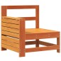 vidaXL Sofá de jardín con reposabrazo mesa auxiliar madera pino marrón vidaXL Sofá de jardín con reposabrazo mesa auxiliar madera pino marrón