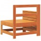vidaXL Sofá de jardín con reposabrazo mesa auxiliar madera pino marrón vidaXL Sofá de jardín con reposabrazo mesa auxiliar madera pino marrón